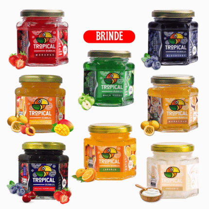 [KIT] 8 Tropical Bubbles (P/ Drinks, Sucos e Sobremesas)