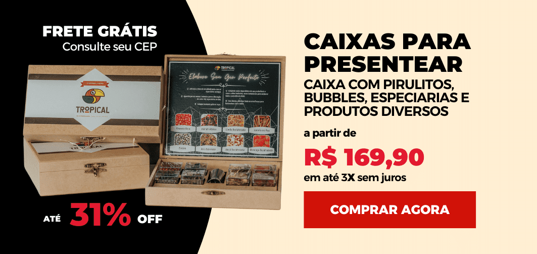 CAIXA BOX] Kit com 4 Tropical Bubbles + 2 Canudos Inox 12mm (4 sabores  diferentes) – Tropical Especiarias