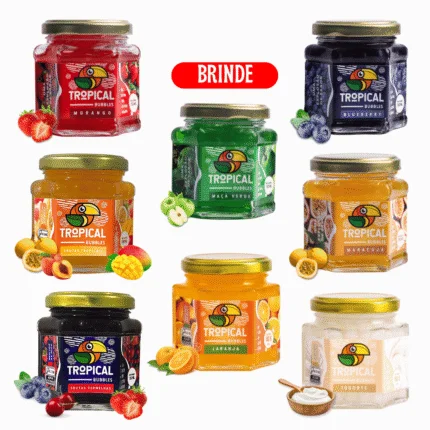 [KIT] 8 Tropical Bubbles (P/ Drinks, Sucos e Sobremesas)