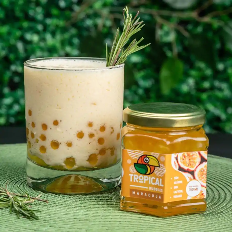 drink tropical bubble maracuja
