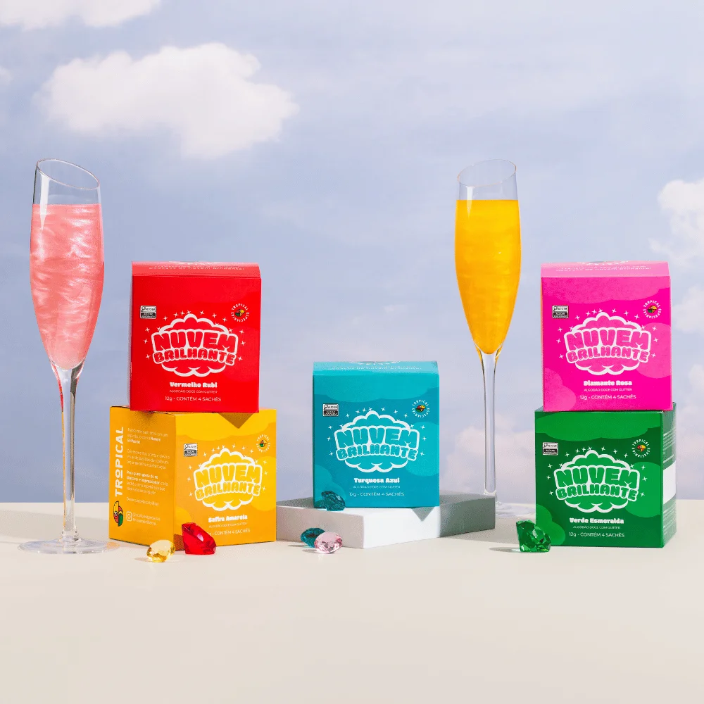 art of sucre - glitter drink