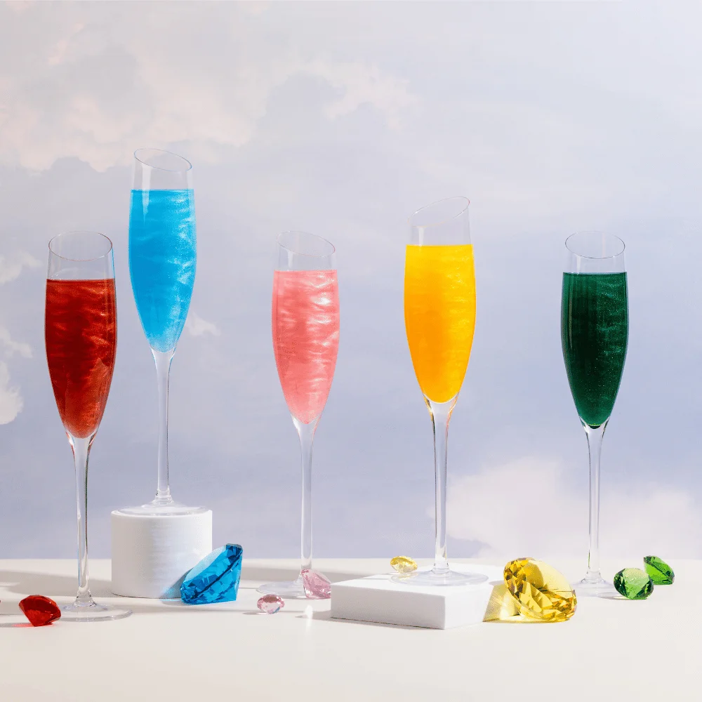 art of sucre - glitter drink