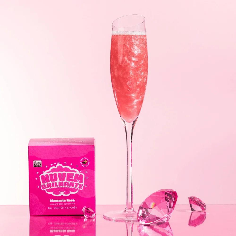 art of sucre - glitter drink