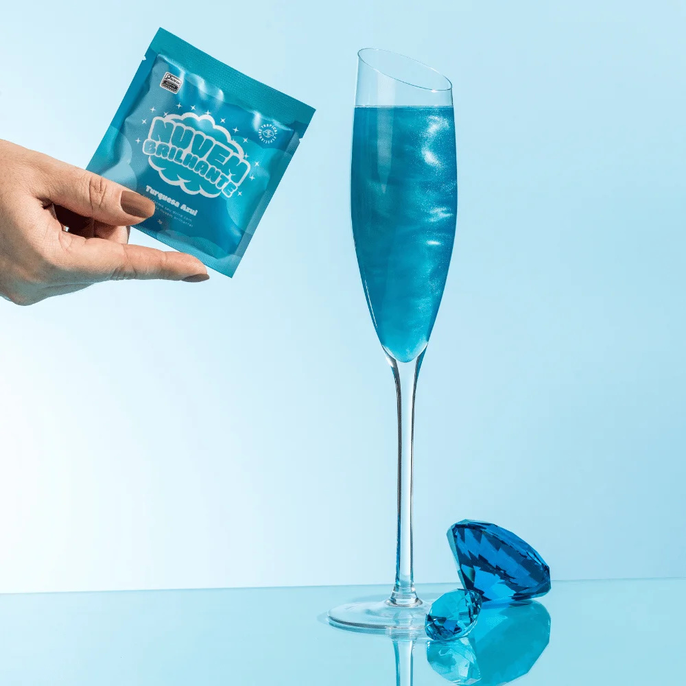 art of sucre - glitter drink