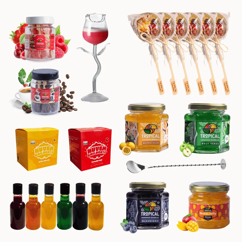 kit 5 MASTER BAR 2 + COLHER